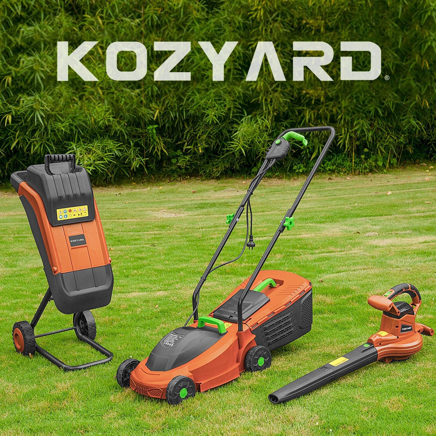 KOZYARD 2-in-1 Corded Electric Lawn Mower 1300W: image 4