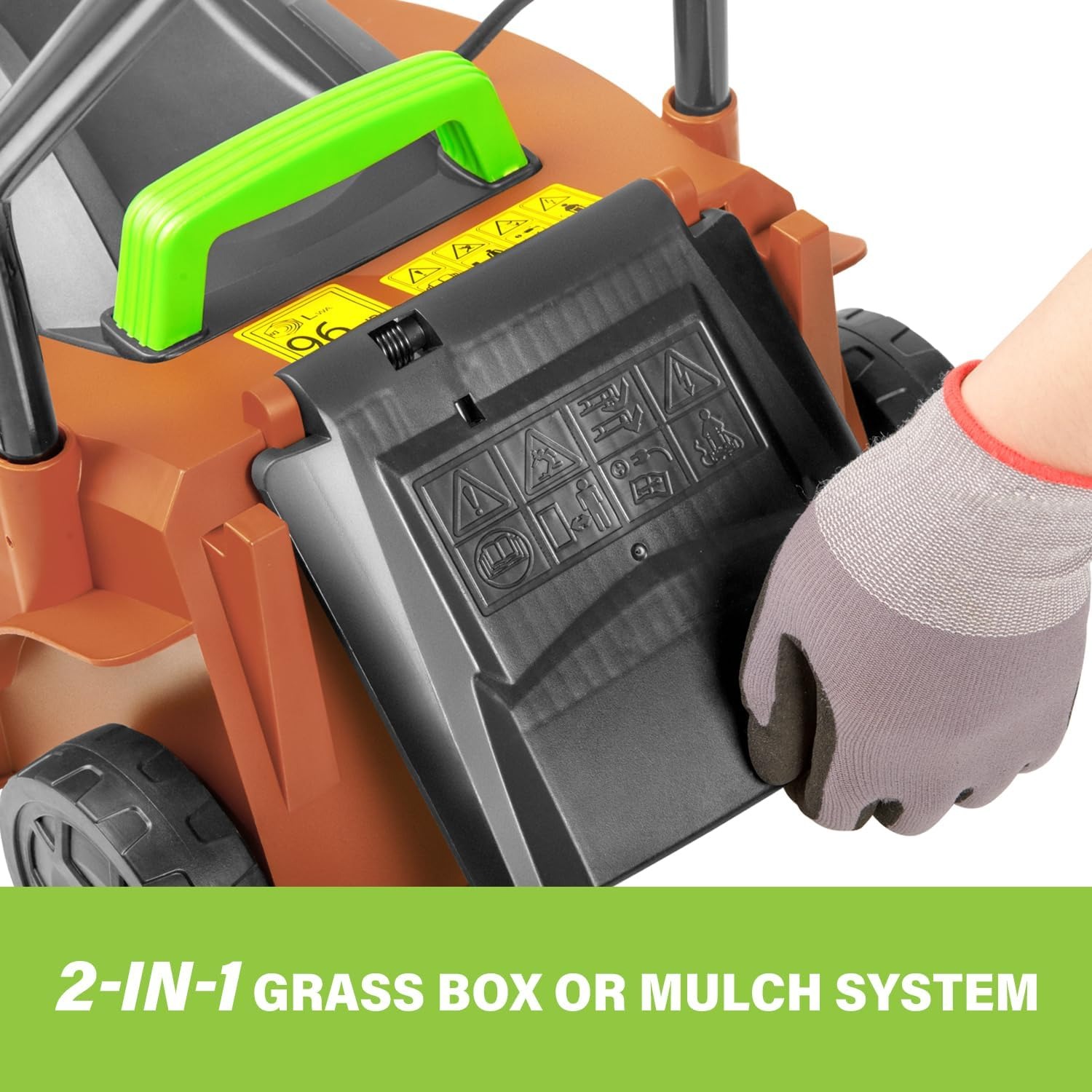 KOZYARD 2-in-1 Corded Electric Lawn Mower 1300W: image 5