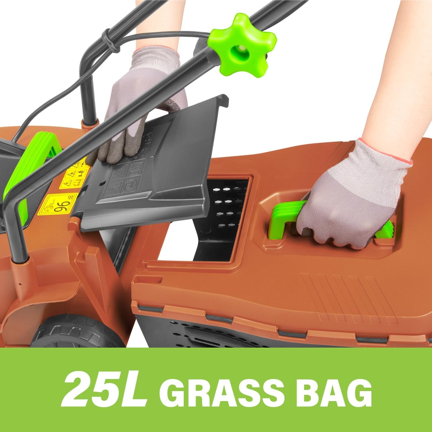 KOZYARD 2-in-1 Corded Electric Lawn Mower 1300W: image 6