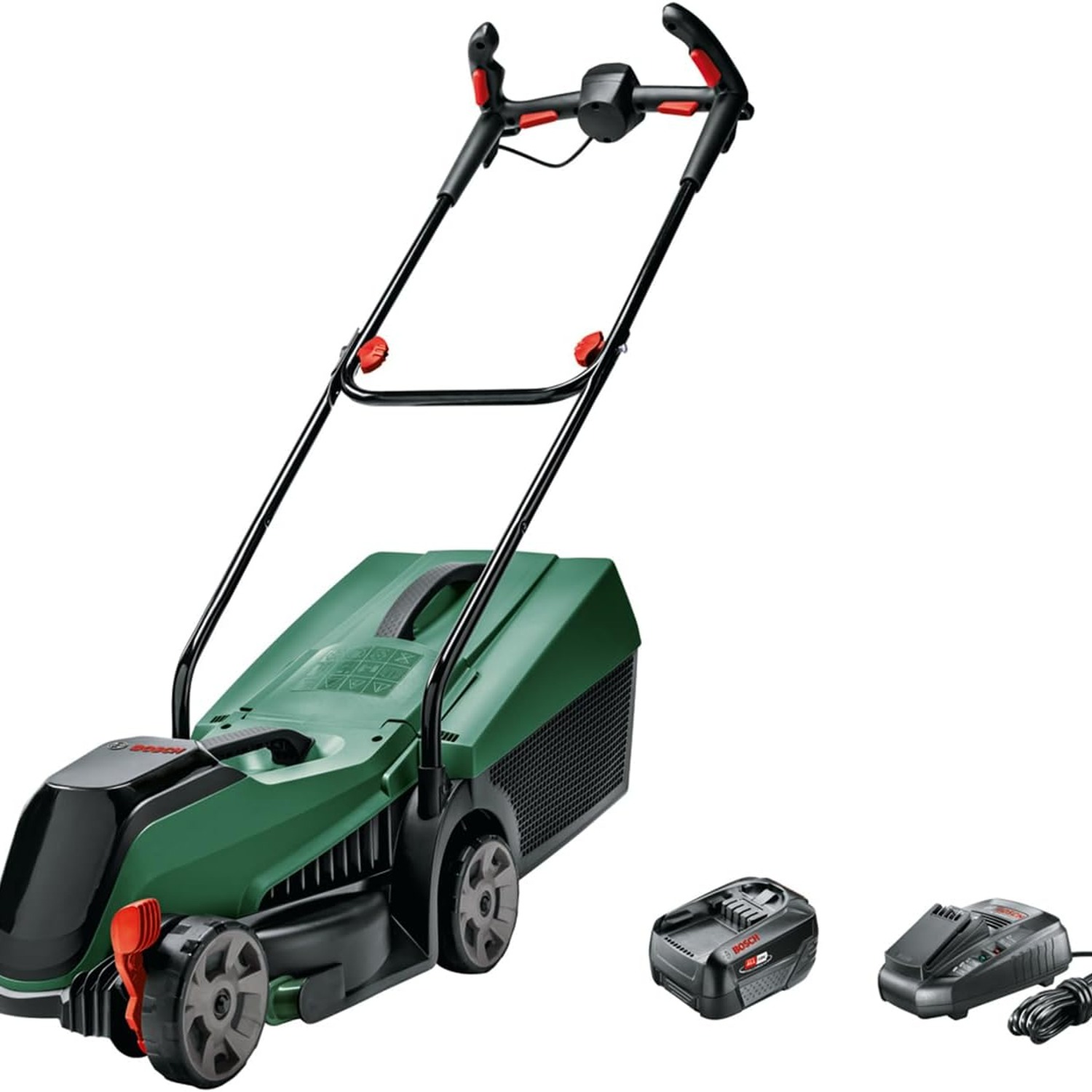 CityMower 18V-32-300 Cordless Lawn Mower Kit with 4.0Ah Battery and Fast Charger