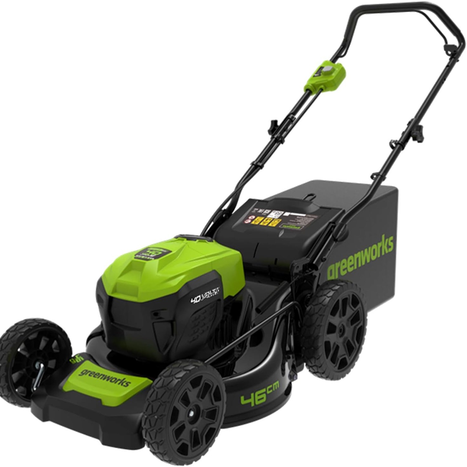 Greenworks 40V Brushless 46cm Cordless Lawn Mower Kit: image 2