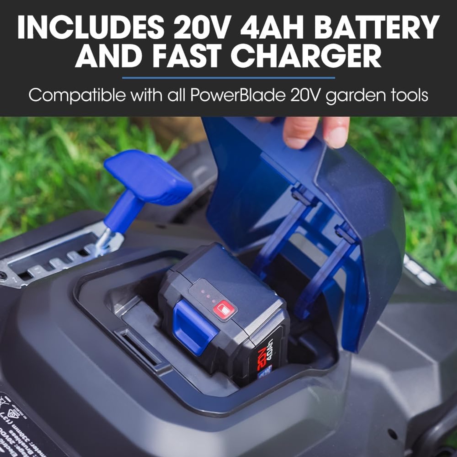 PowerBlade 350CX Compact Cordless Lawn Mower (20V, 330mm): image 3