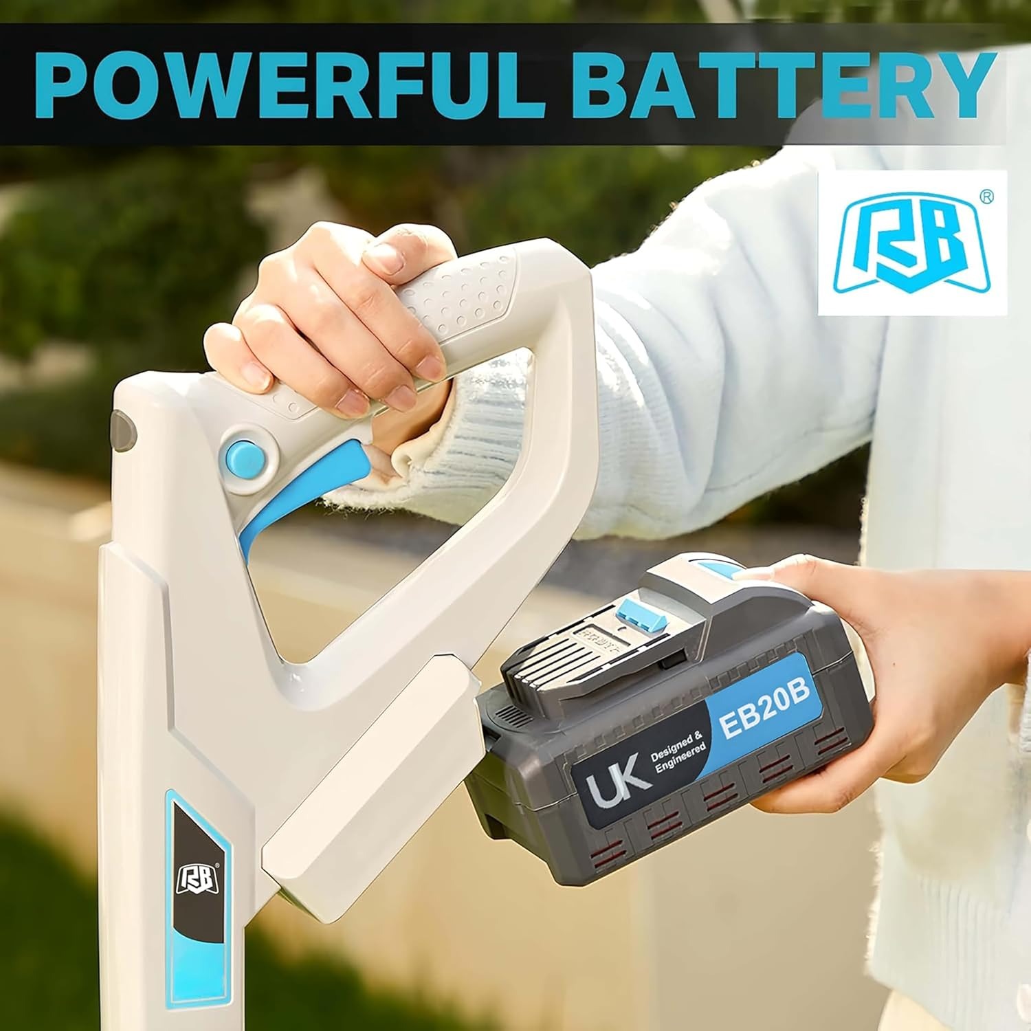 Mini Cordless Lawn Mower 40V Brushless with Battery and Charger