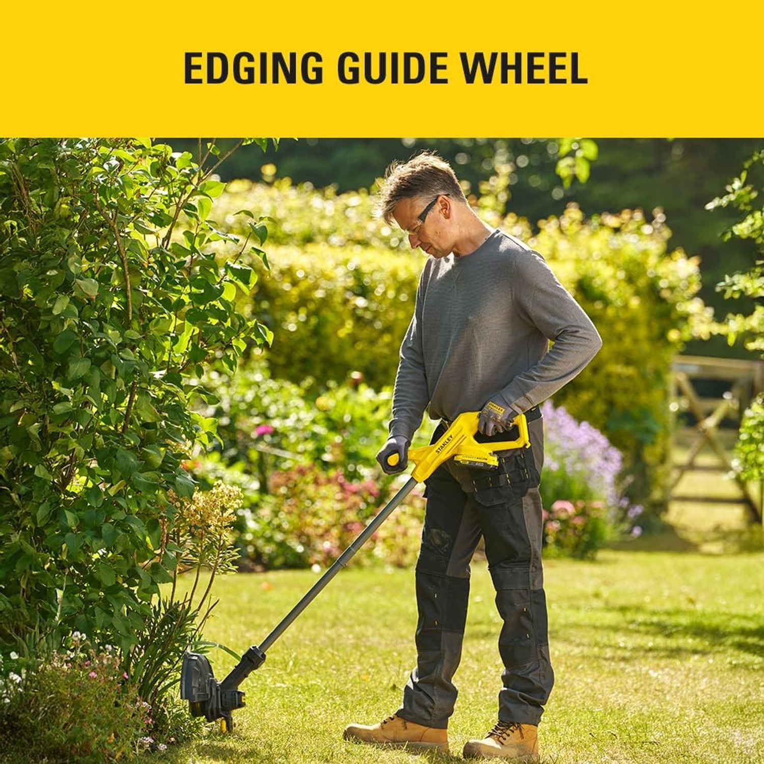Stanley 18V Cordless Line Trimmer Kit: image 3
