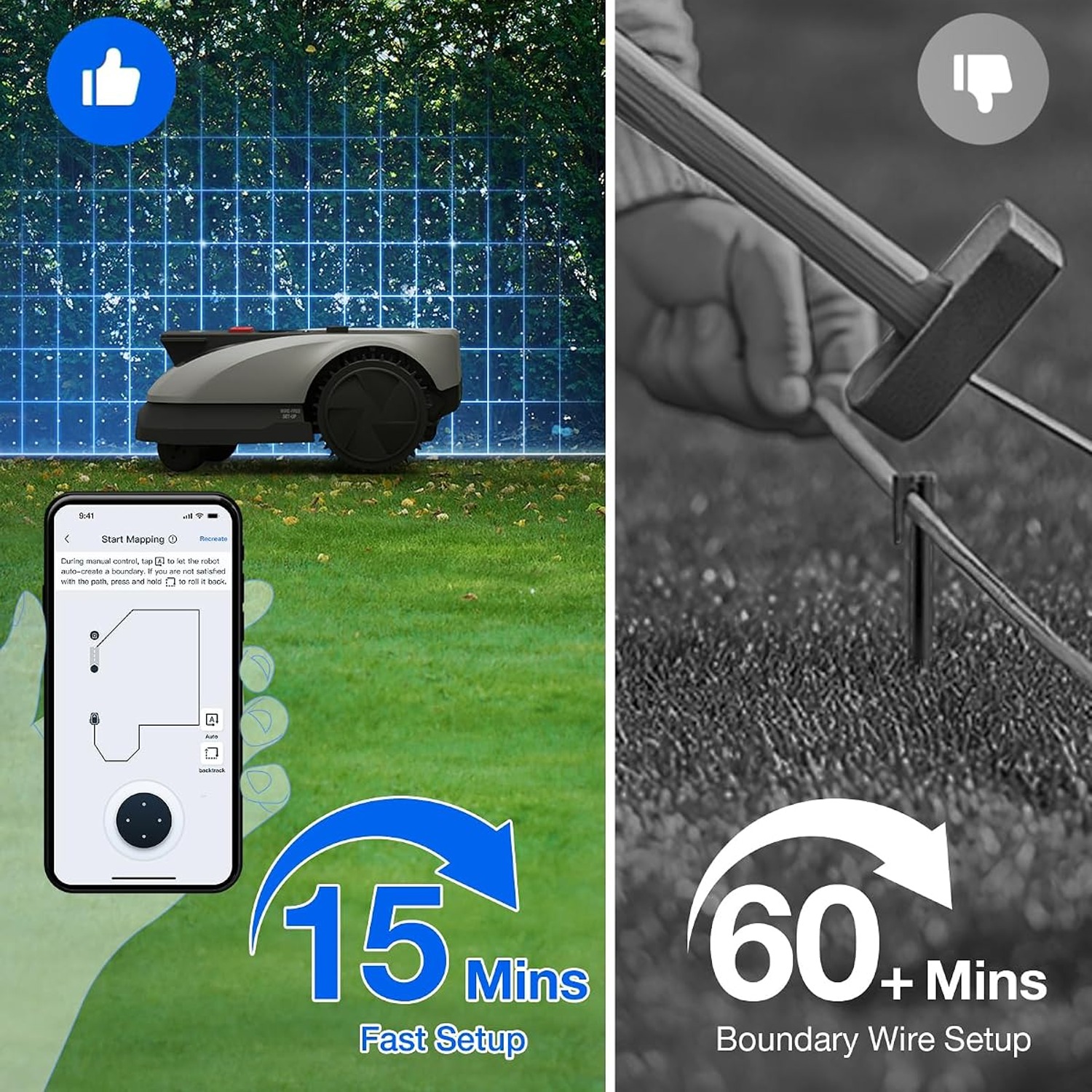 ECOVACS GOAT O600 RTK Wire-Free Robot Lawn Mower: image 3